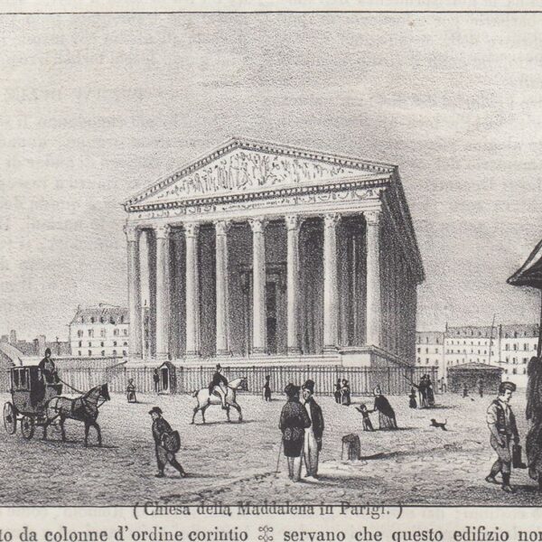 Chiesa della Maddalena in Parigi, 1838