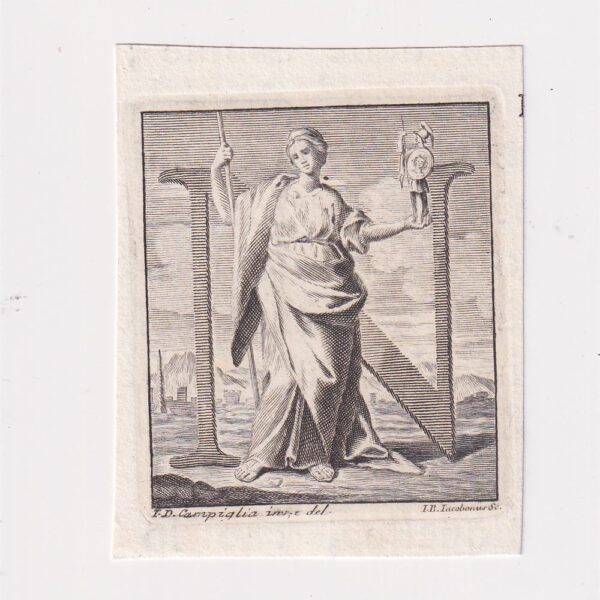 Lettera N, Antonio Pazzi e Domenico Campiglia, XVIII sec.