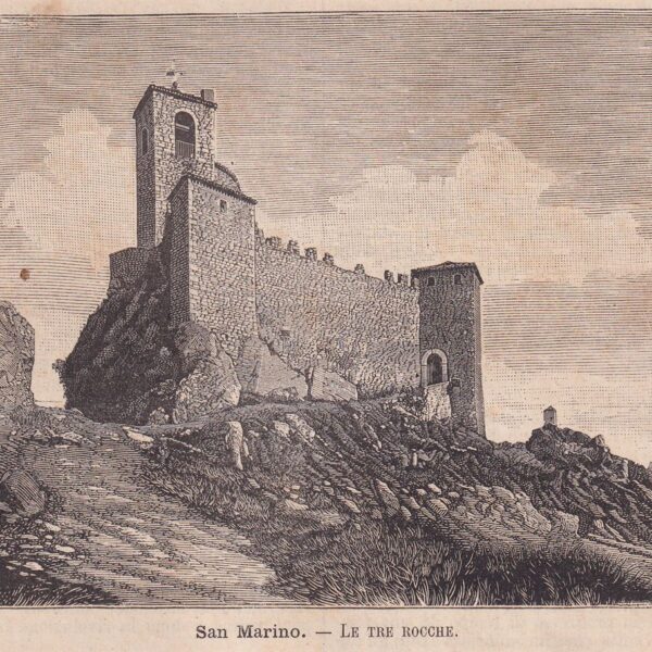 San Marino, Le tre Rocche, 1890