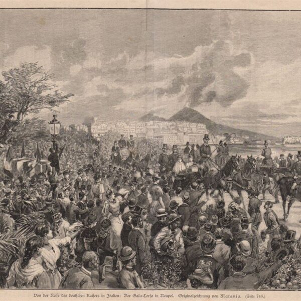 Napoli, Sfilata a Via Caracciolo, 1893