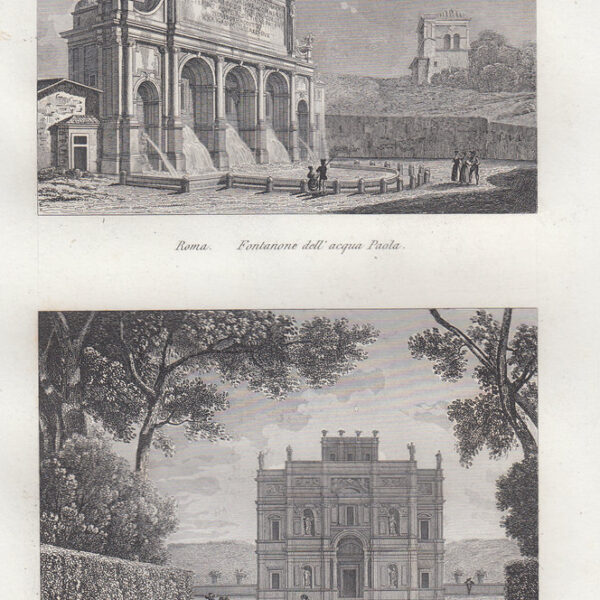 Roma, Fontanone, Villa Panfili, 1834-1837