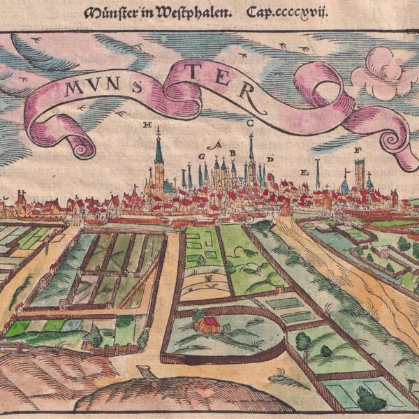 Veduta di Munster, 1614