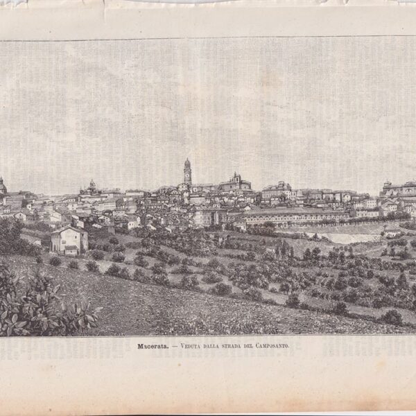 Macerata, Panorama, 1890