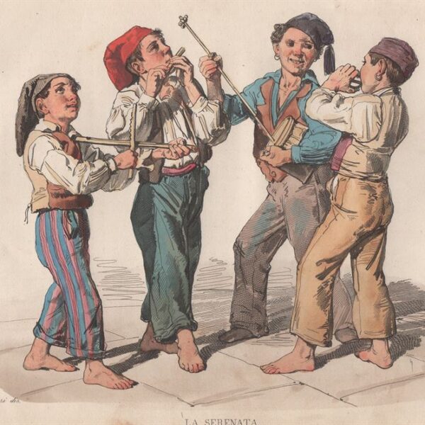 La serenata, F.Palizzi, 1853