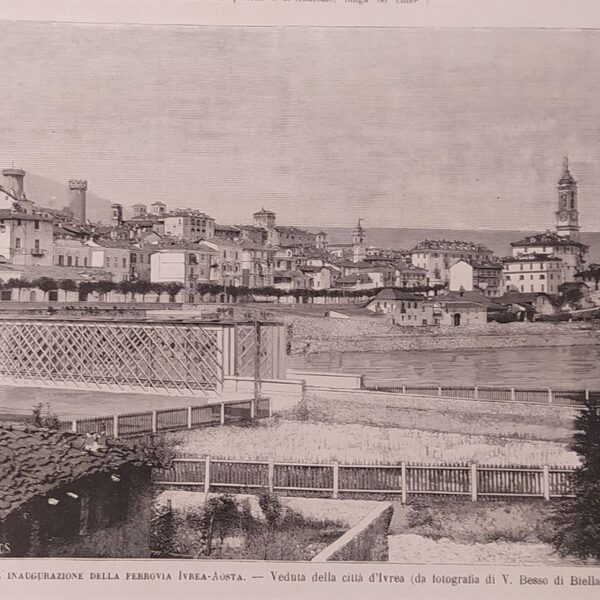 Ferrovia Ivrea-Aosta, 1886