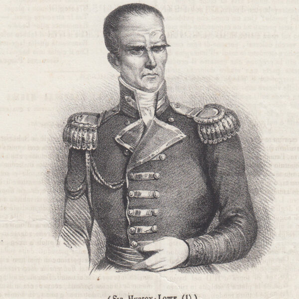 Sir Hudson Lowe, 1848