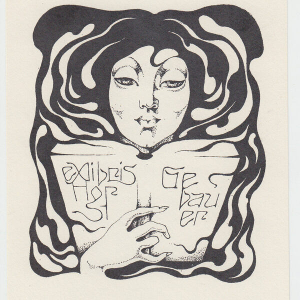 Exlibris Horst Gebauer (Germania)