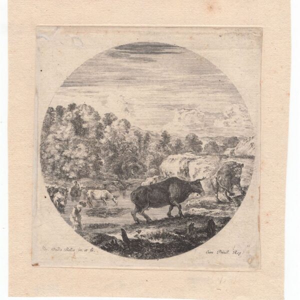 Stefano Della Bella, sei Paesaggi..., 1646