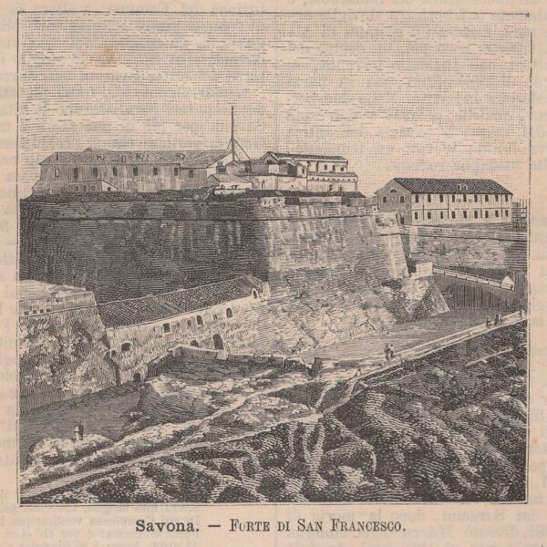 Savona, Forte di San Francesco, 1890
