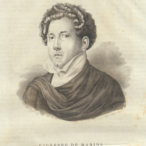 Giuseppe De Marini, 1838