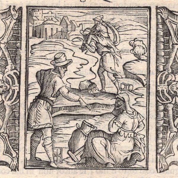 Fabio Glissenti, L'avarizia e la Morte, 1596