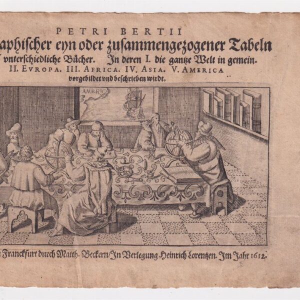 Petrus Bertius (1565-1629), Frontespizio, 1612