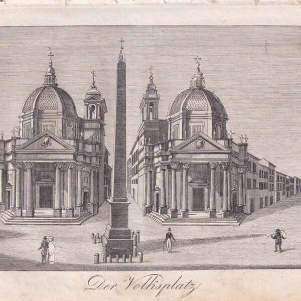 Roma, Piazza del Popolo, 1830