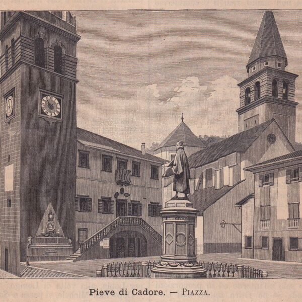 Pieve di Cadore, Piazza, 1890