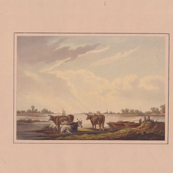A.Cuyp, Paesaggio con bestiame, 1830