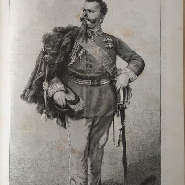 Vittorio Emanuele II, ritratto in piedi, 1884
