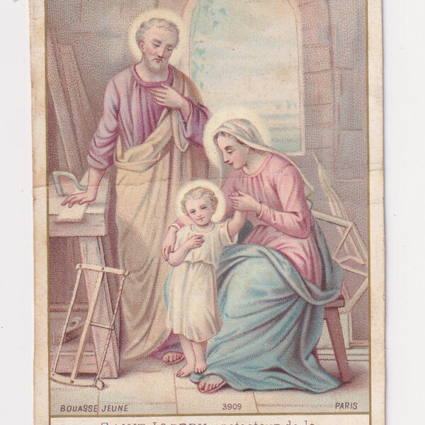 S.Giuseppe e la Santa Famiglia, XX sec.