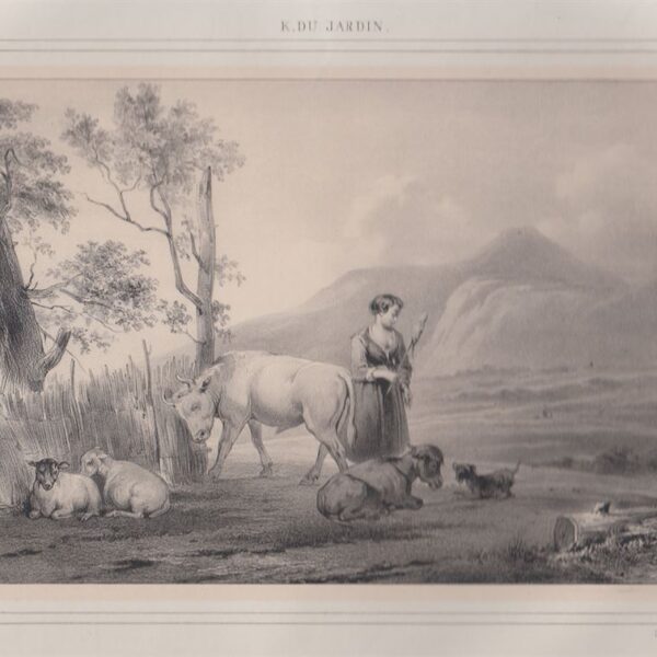 La filatrice, K. Du Jardin, 1845