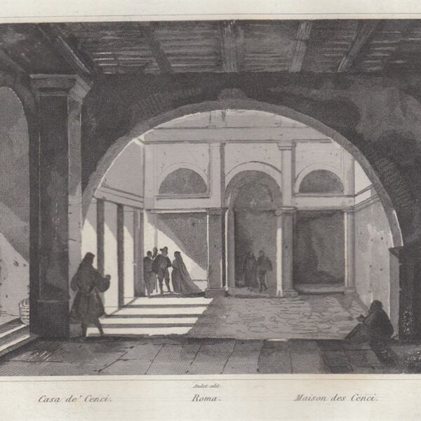 Roma, Casa de Cenci, 1834-1837