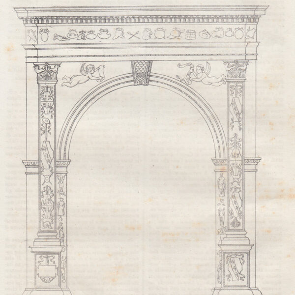 Aversa, Ingresso della S.Annunziata, 1844
