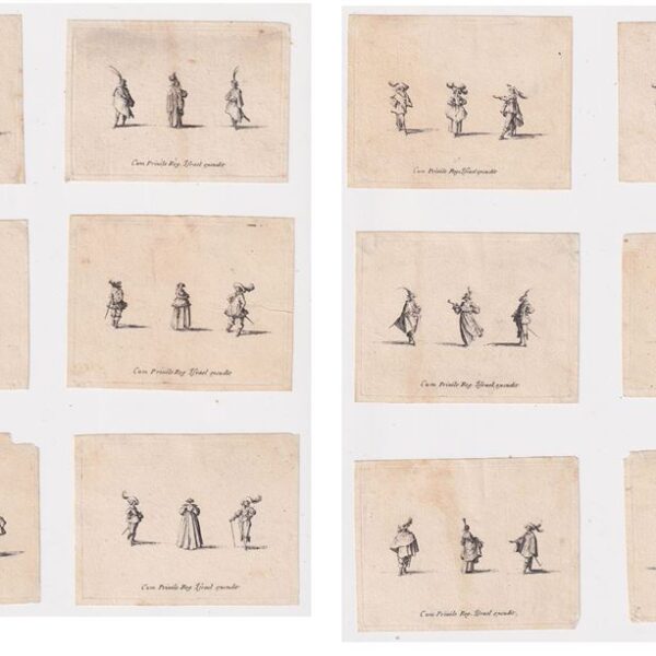 Callot, Le Fantasie, 12 incisioni