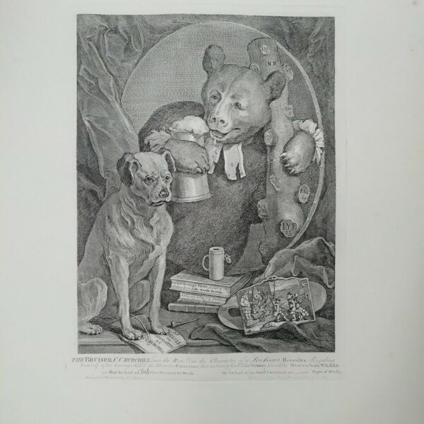 HOGARTH WILLIAM, Portrait of Charles Churchill 1822