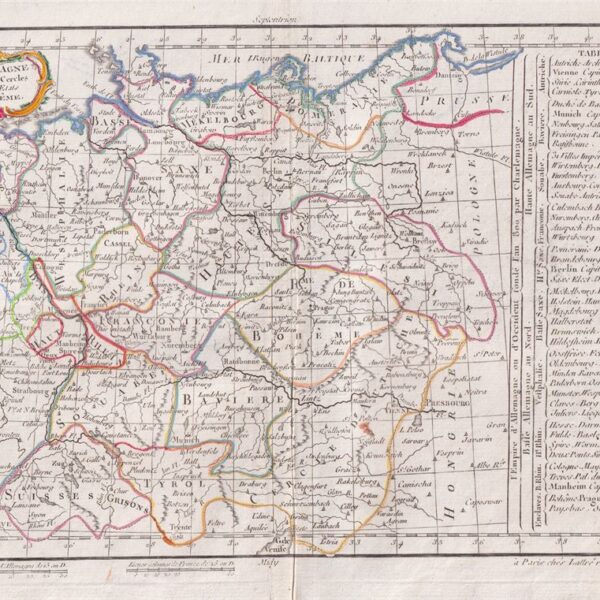 Germania, C.F. Delamarche, 1816