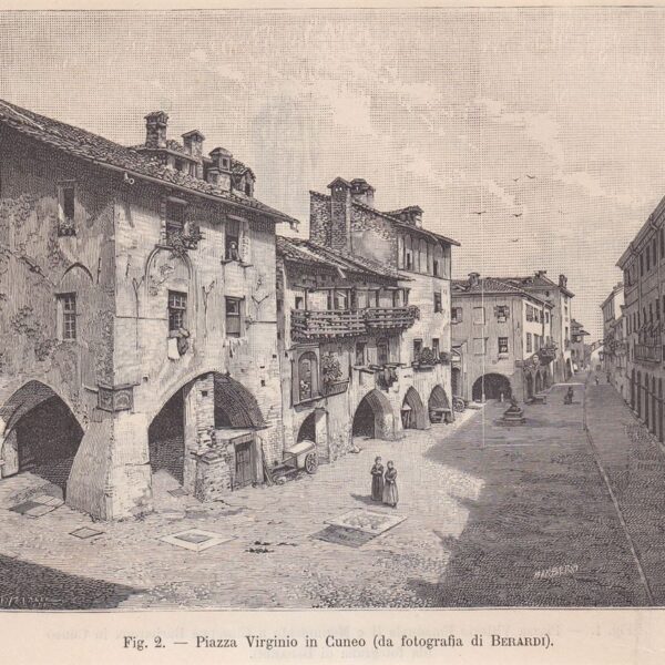 Cuneo, Piazza Virginio, 1890