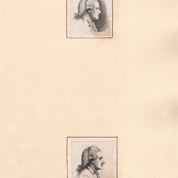 David Deuchar (1743-1808), Profili di uomini con parrucca