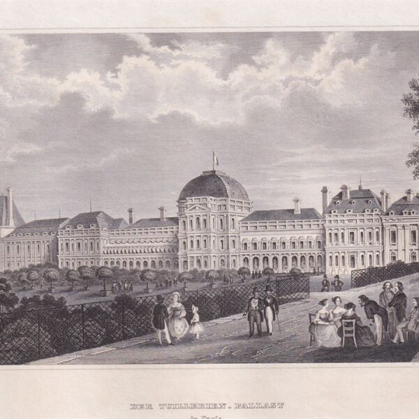 Parigi, Les Tuileries, Paris, 1850
