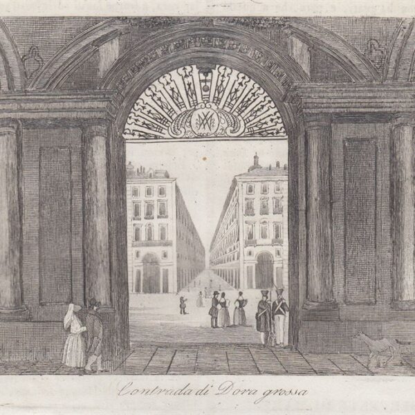 Torino, Dora Grossa, 1843