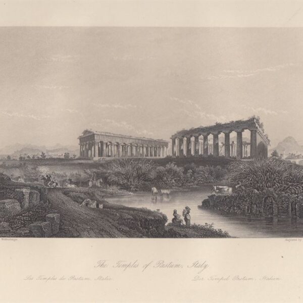 Paestum, Templi, 1850
