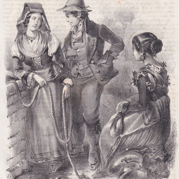 Costume delle donne di Sepino, 1856