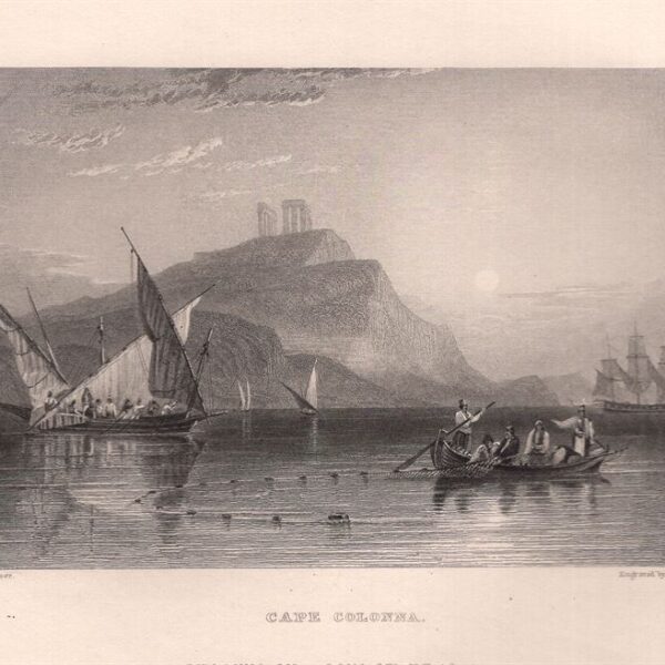 Crotone, Capo Colonna, Capo Lacinio, 1833