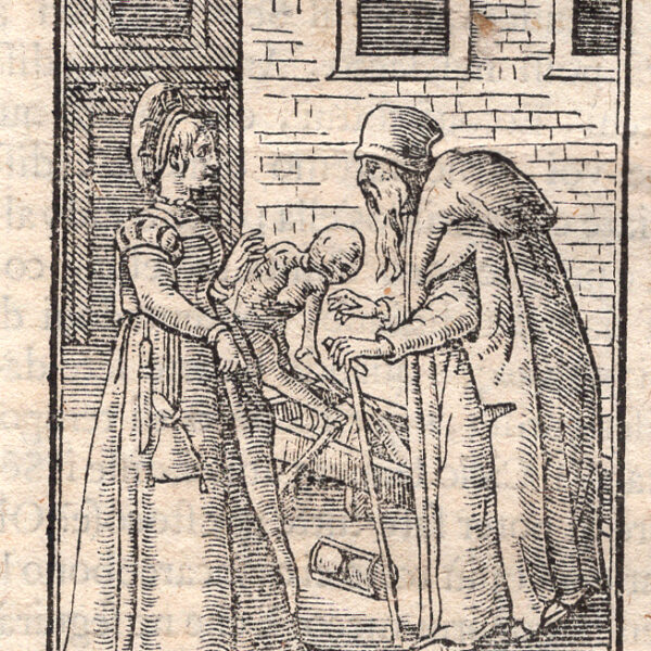 Fabio Glissenti, Il Vecchio e la Morte, 1596