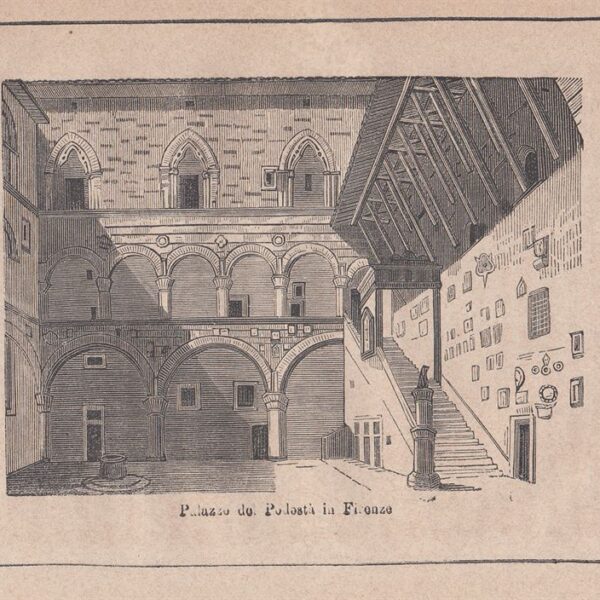 Firenze, Palazzo del Podestà, 1871