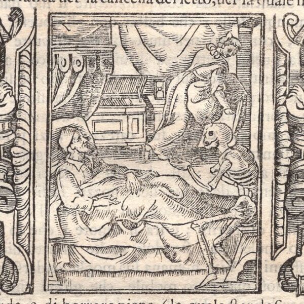 Fabio Glissenti, Il Malato e la Morte, 1596