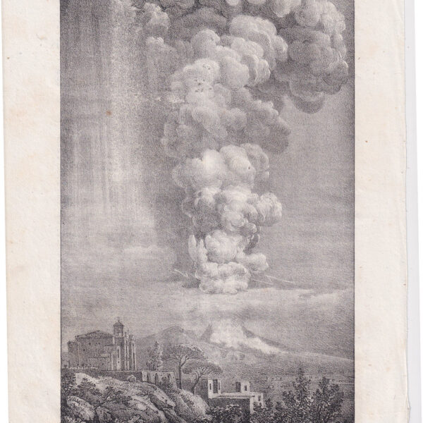 Vesuvio in eruzione, 1845