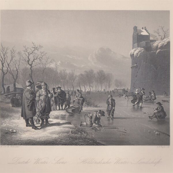 Inverno Olandese, Van de Velde, 1840-50