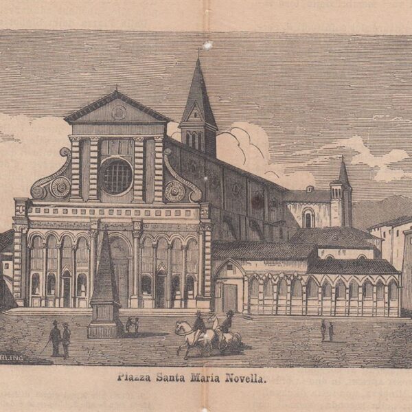 Firenze, Piazza S. Maria Novella, 1880
