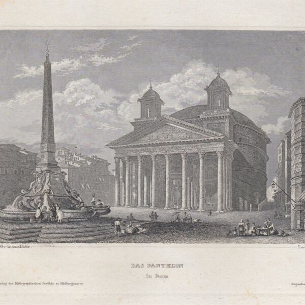 Roma, Il Pantheon, 1850