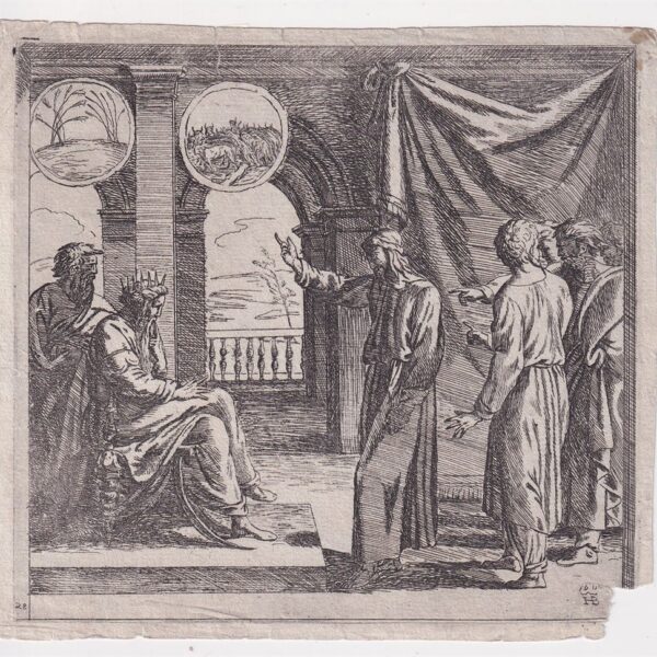 Orazio Borgianni, Giuseppe e il Faraone, 1615