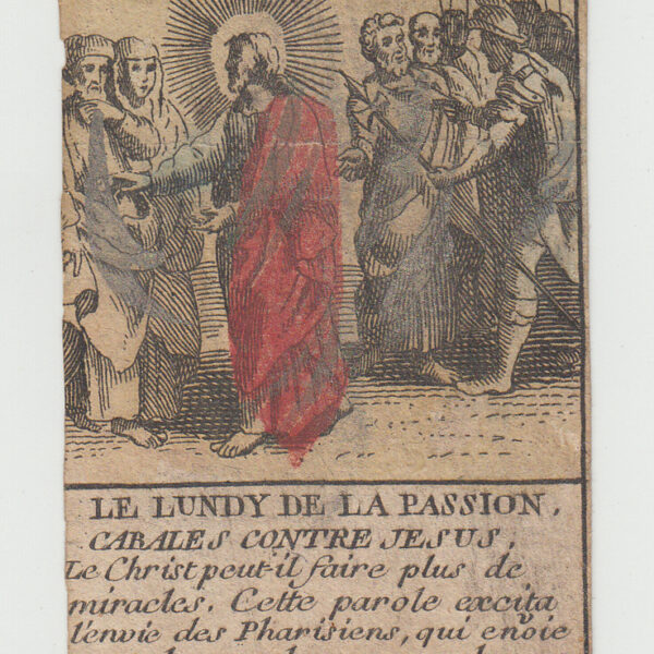 Lunedì di Passione, Vita di Gesù, 1750-1800