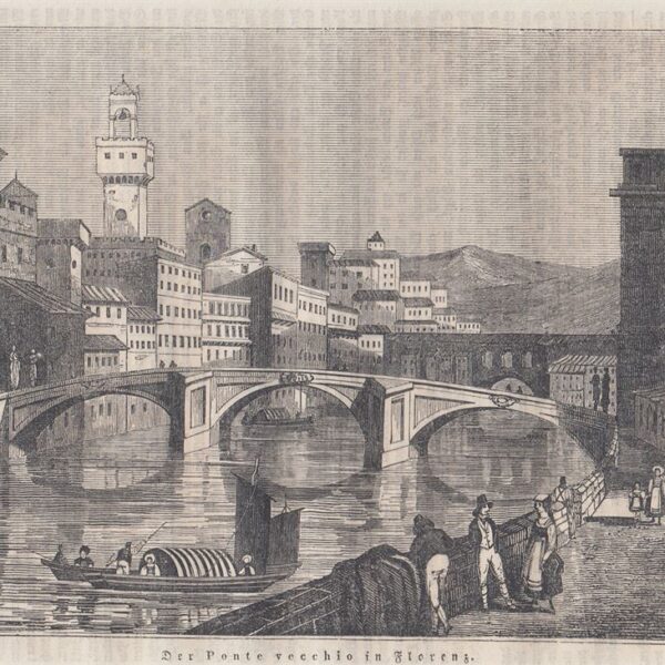 Firenze, Ponte Vecchio, 1836