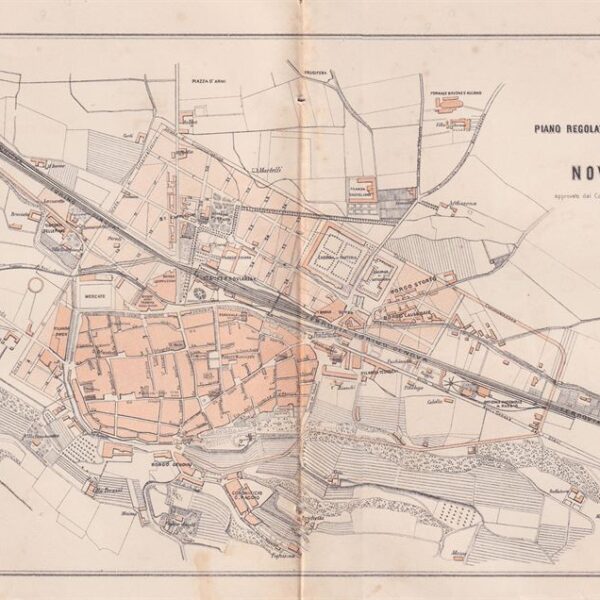Novi Ligure, Pianta della Città, 1890