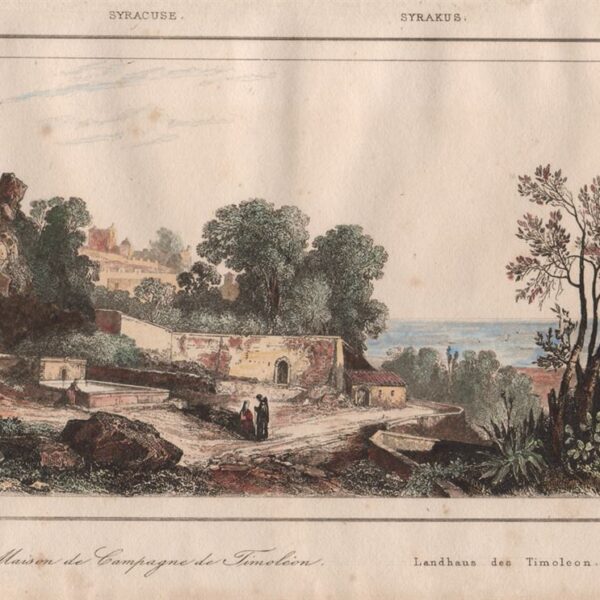 Siracusa, Casa di Campagna di Timoleon, 1835