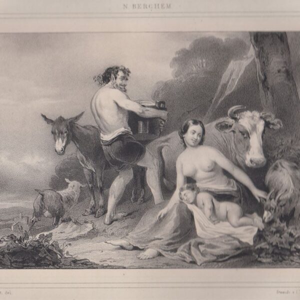 Satiro e famiglia, N. Berchem, 1845