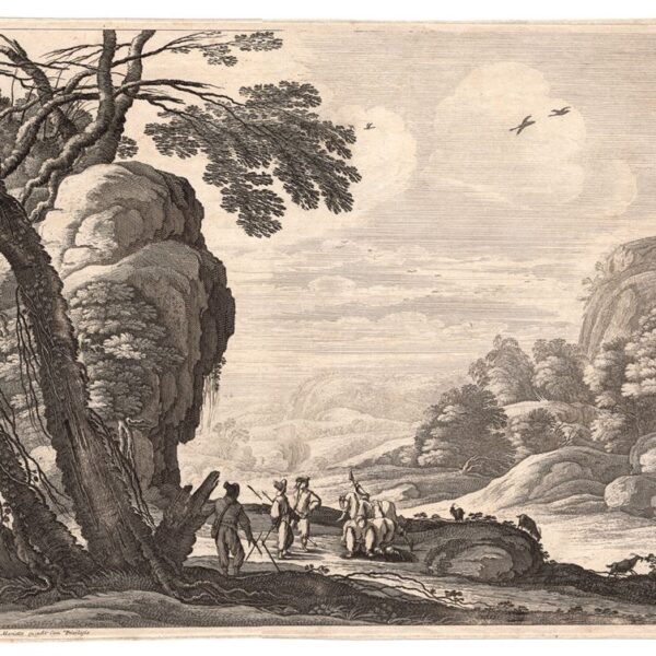 Gabriel Perelle, Paesaggio montano, 1660