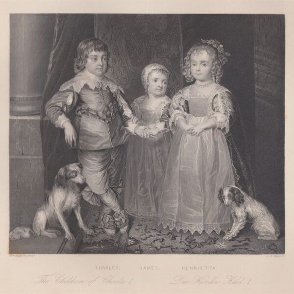 I figli di Carlo I, A. van Dick, 1840-50