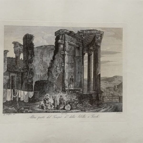 Tempio della Sibilla a Tivoli, 1843